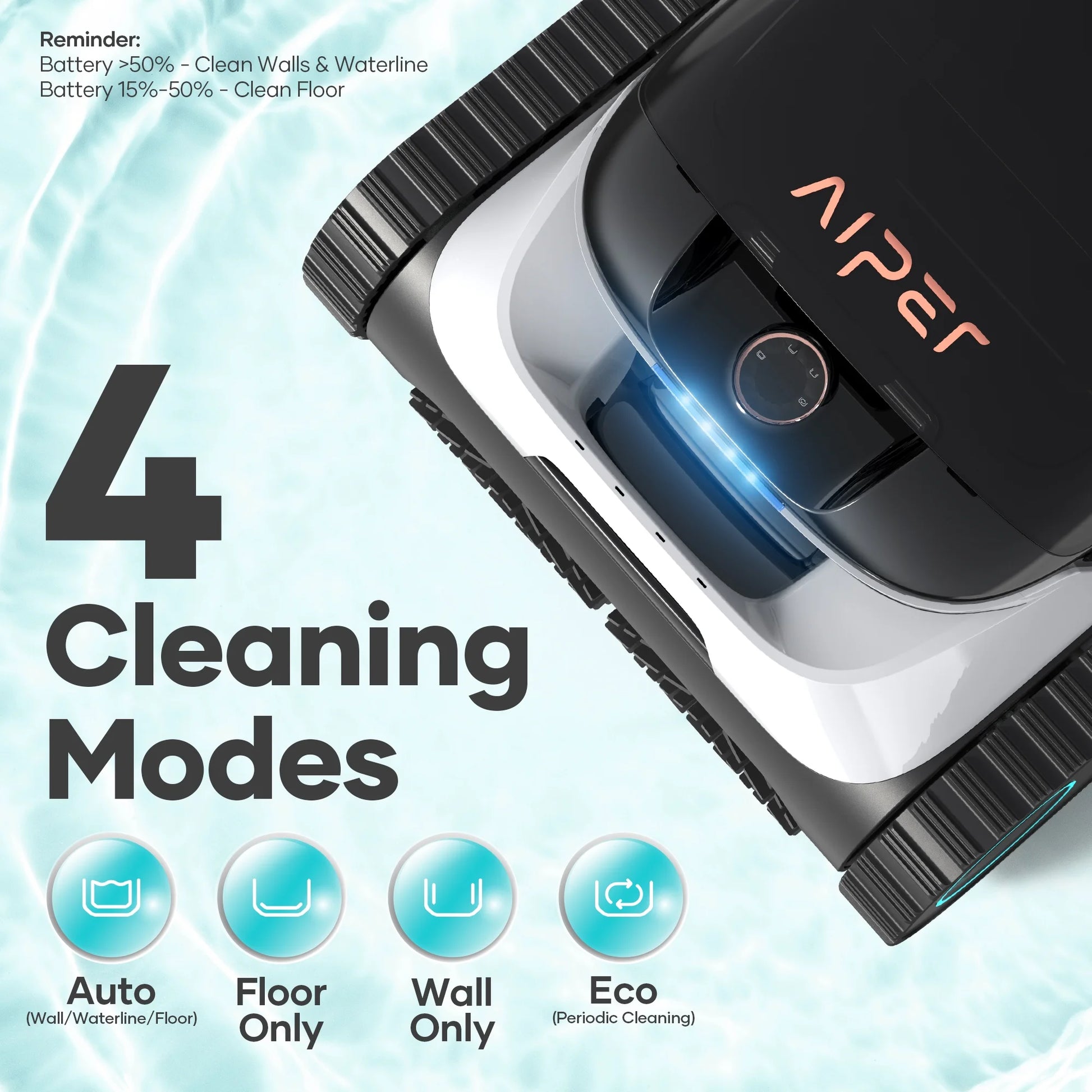Scuba N1 Robotic Pool Vacuum Cleaner, Cordless, 2 Extra Brushes, for Inground Pools