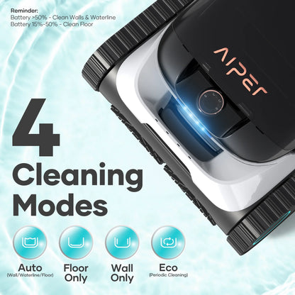 Scuba N1 Robotic Pool Vacuum Cleaner, Cordless, 2 Extra Brushes, for Inground Pools