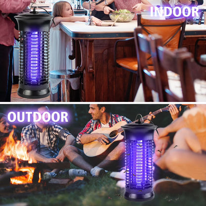 Electric Bug Zapper, Powerful Insect Killer, Mosquito Zappers, Mosquito Lamp, Light-Emitting Flying Insect Trap for Indoor