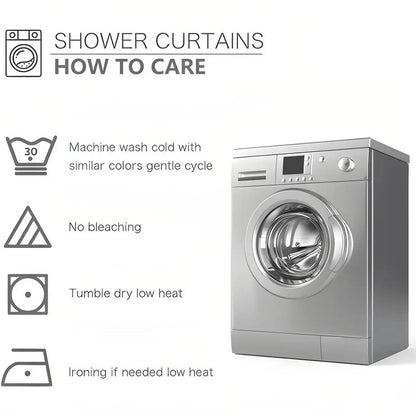 1/4 Piece Golden Cube Pattern Bathroom Set, Waterproof Shower Curtain with 12 Hooks, Non-Slip Bathroom Carpet, Toilet U-Shaped Cushion, Toilet Seat Cover Cushion, Bathroom Decoration, Bathroom Shower Curtain Set, Perfect Mobile Gift.