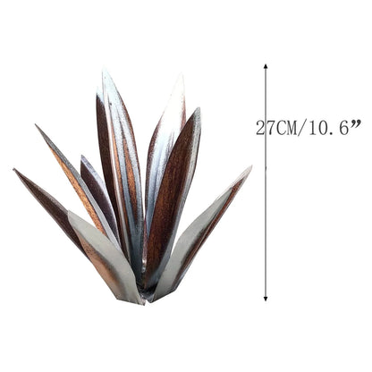 White Metal Plant Home Decor, Weatherproof