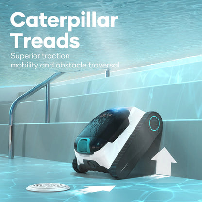 Scuba N1 Robotic Pool Vacuum Cleaner, Cordless, 2 Extra Brushes, for Inground Pools
