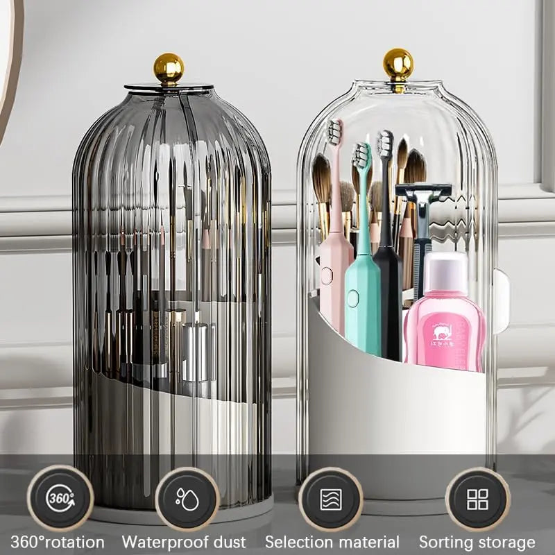 [Summervibes] 2 Counts Toothbrush Holder - Stylish & Durable Toothpaste Organizer Bathroom Accessory for Easy Storage and Organization