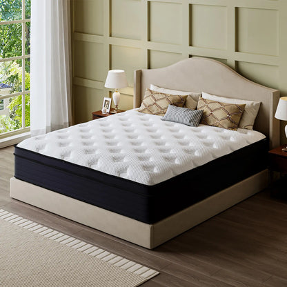 Five-Story Design 10/12/14Inch Queen King Twin Full Mattress High Quality Double Coil Spring Mattress in Single Double Queen King Classic Comfort for Your Family Tiktokshopspringglowup