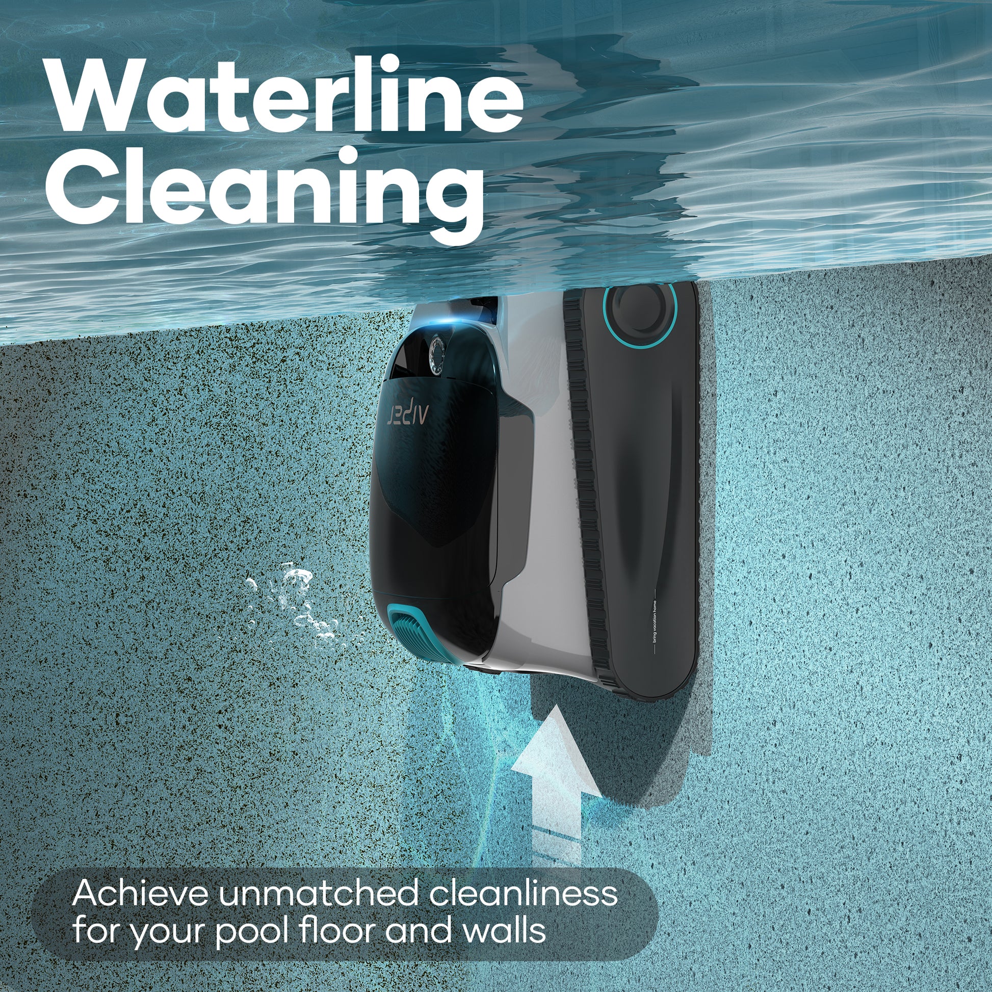 Scuba N1 Robotic Pool Vacuum Cleaner, Cordless, 2 Extra Brushes, for Inground Pools