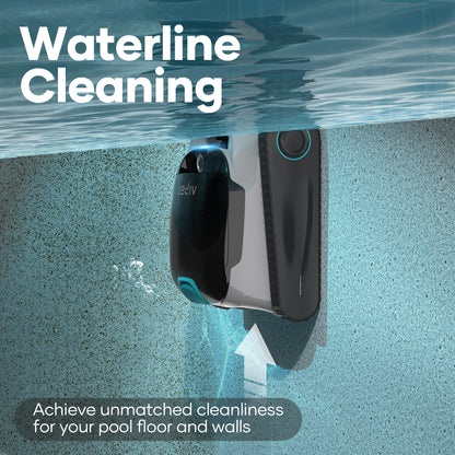 Scuba N1 Robotic Pool Vacuum Cleaner, Cordless, 2 Extra Brushes, for Inground Pools
